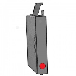 Epson  (T0547) Compatible Ink cartridge red(T0547)