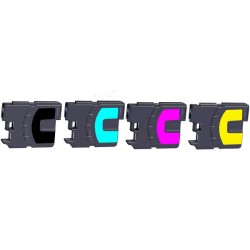 Brother  (LC1100Y) Compatible Ink cartridge multi pack Bk,C,M,Y(11515980)