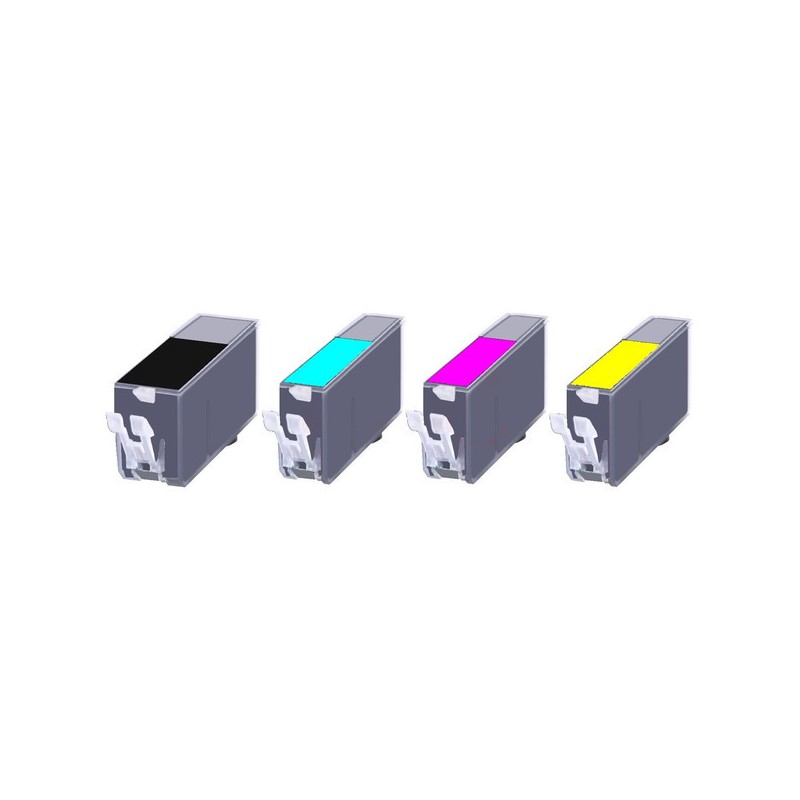 Canon  (PGI-520PGBK) Compatible Ink cartridge multi pack Bk,C,M,Y(PGI-520PGBK)
