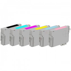 Epson (T0807) Compatible Ink cartridge multi pack Bk,C,M,Y,LC,LM(T0807) Epson (T0807) Compatible Ink cartridge multi pack Bk,C,M,Y,LC,LM(T0807)