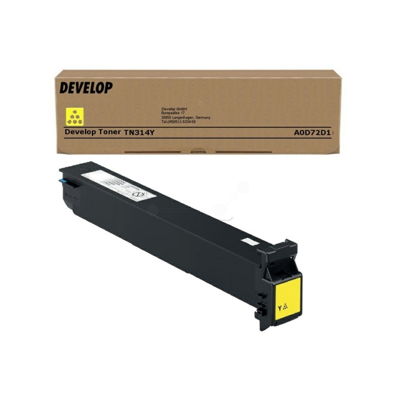 Develop  (TN-314 Y) Original Toner yellow (A0D72D1)