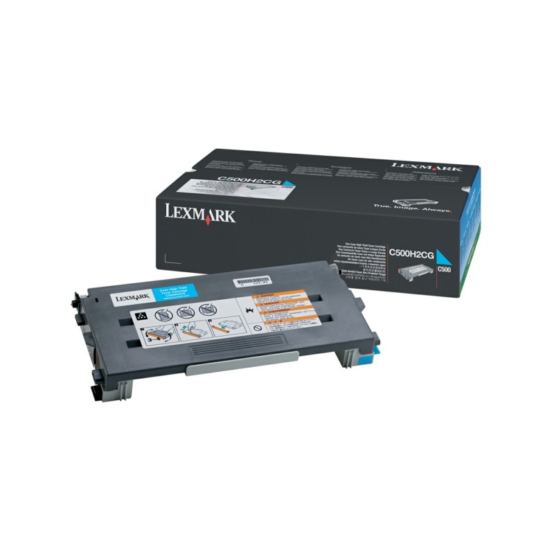 Lexmark Original Toner cyan (C500H2CG)