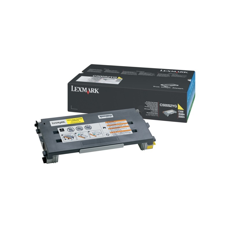 Lexmark Original Toner yellow (C500S2YG)