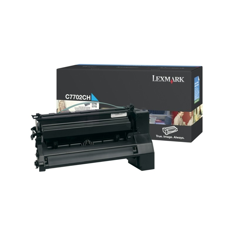 Lexmark Original Toner cartridge cyan (C7702CH)