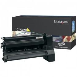 Lexmark Original Toner cartridge yellow (C7702YH)