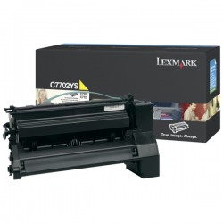 Lexmark Original Toner cartridge yellow (C7702YS)