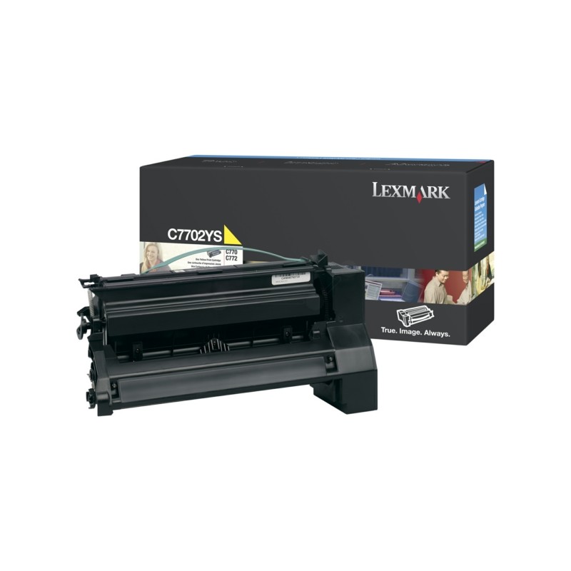 Lexmark Original Toner cartridge yellow (C7702YS)