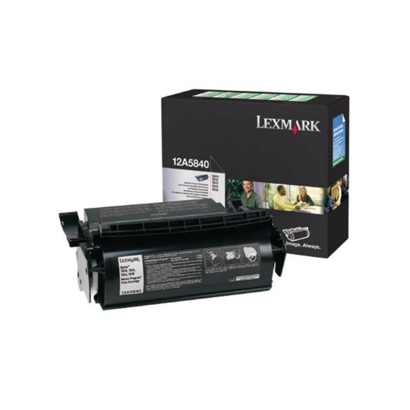 Lexmark Original Toner cartridge black return program (12A5840)