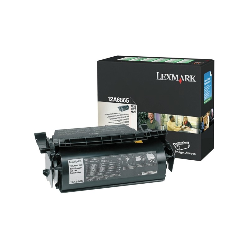Lexmark Original Toner cartridge black return program (12A6865)