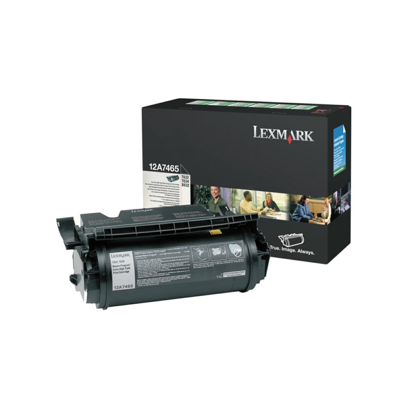 Lexmark Original Toner cartridge black return program (12A7465)