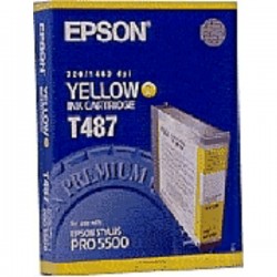 Epson  (T487) Original Ink cartridge yellow (C13T487011)