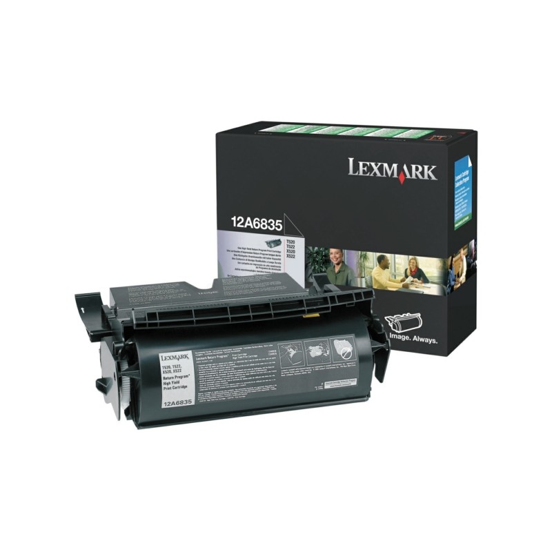 Lexmark Original Toner cartridge black return program (12A6835)