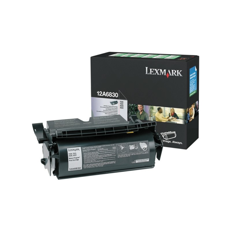 Lexmark Original Toner cartridge black return program (12A6830)