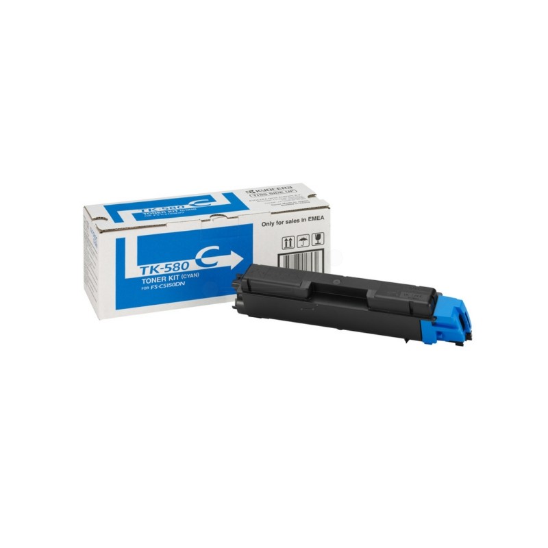 Kyocera  (TK-580 C) Original Toner cyan (1T02KTCNL0)