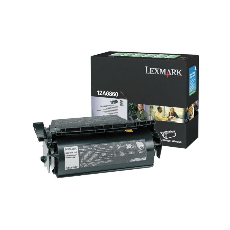Lexmark Original Toner cartridge black return program (12A6860)