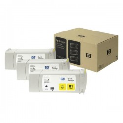 HP  (81) Original Ink cartridge yellow (C5069A)
