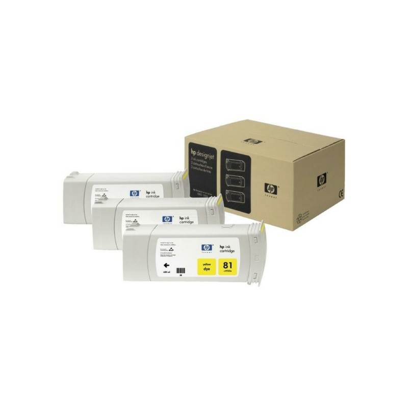HP  (81) Original Ink cartridge yellow (C5069A)