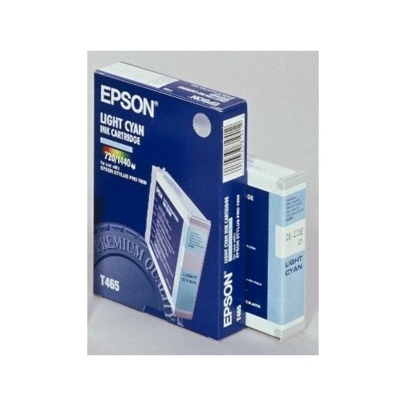Epson  (T465) Original Ink cartridge bright cyan (C13T465011)