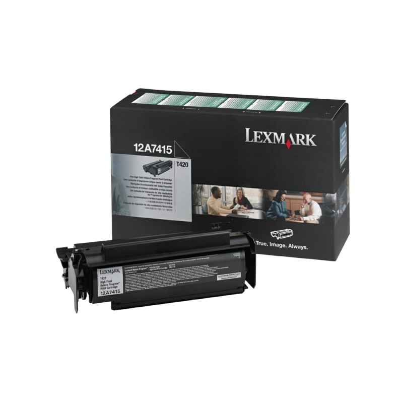 Lexmark Original Toner cartridge black return program (12A7415)