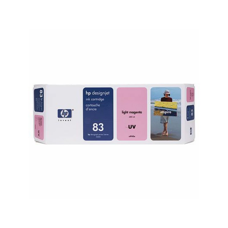 HP  (83) Original Ink cartridge bright magenta, UV-Ink (C4945A)
