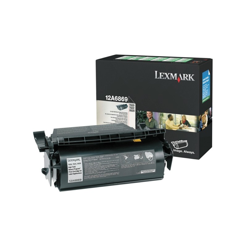 Lexmark Original Toner cartridge black return program for Etikettes (12A6869)