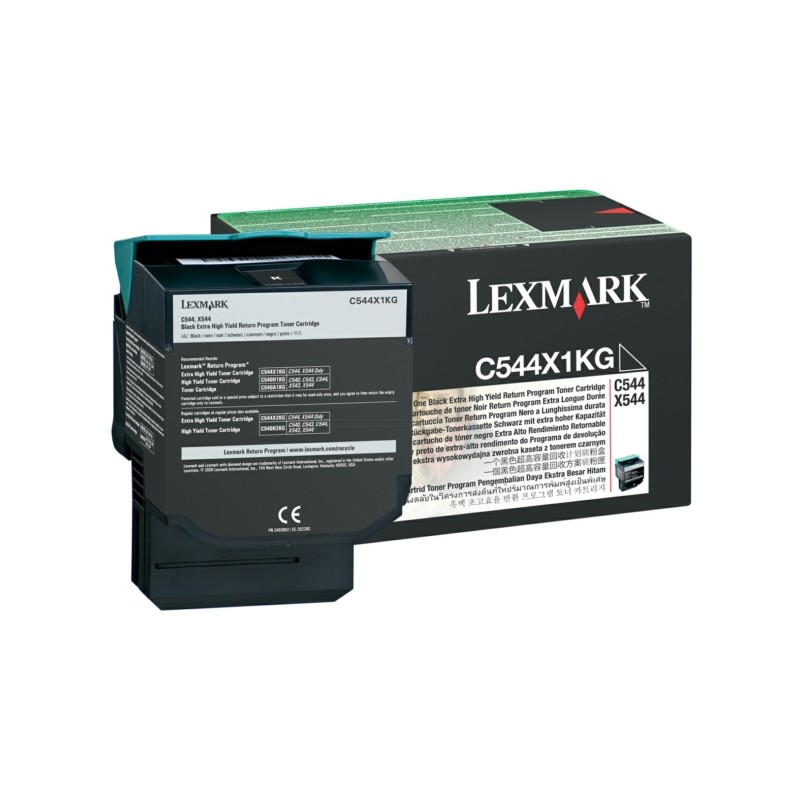 Lexmark Original Toner black return program (C544X1KG)