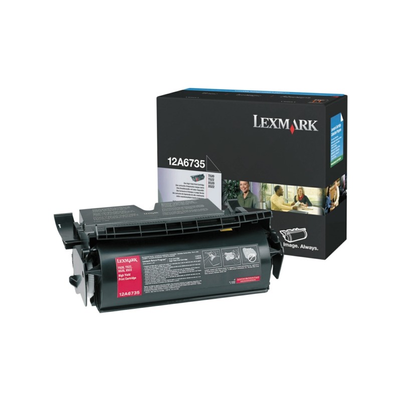 Lexmark Original Toner cartridge black (12A6735)