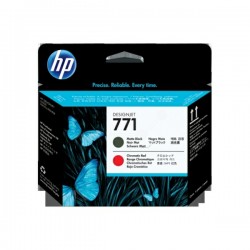 HP  (771) Original Printhead black matt / red (CE017A)