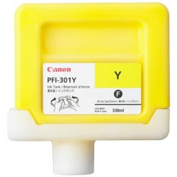 Canon  (PFI-301 Y) Original Ink cartridge yellow (1489B001)
