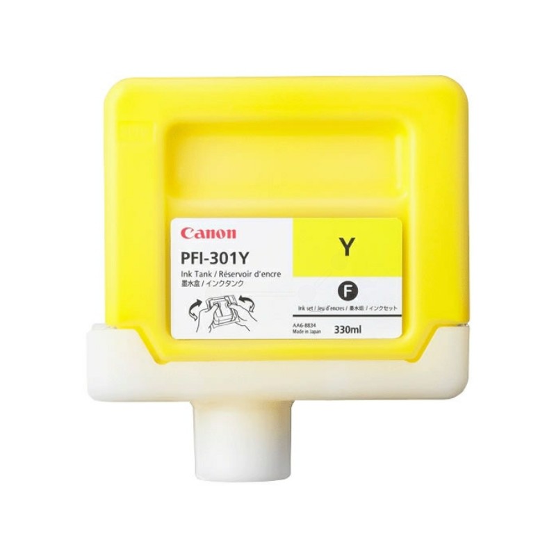 Canon  (PFI-301 Y) Original Ink cartridge yellow (1489B001)