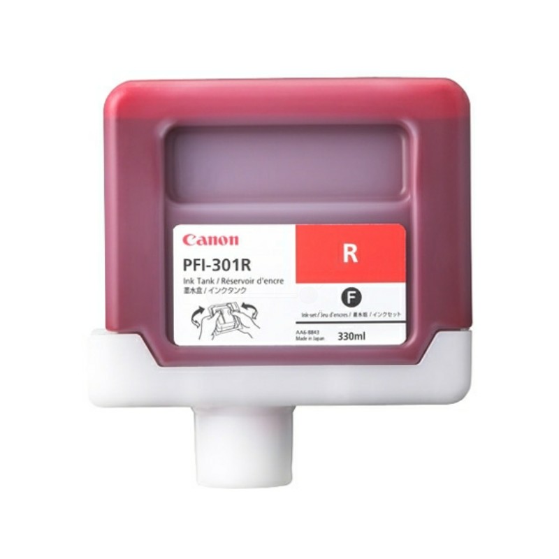 Canon  (PFI-301 R) Original Ink cartridge red (1492B001)