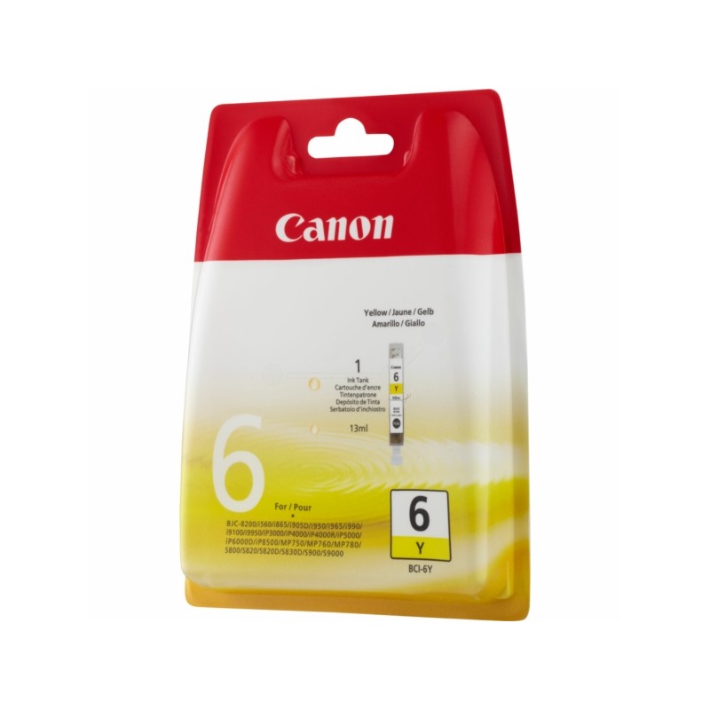 Canon  (BCI-6 Y) Original Ink cartridge yellow (4708A002)