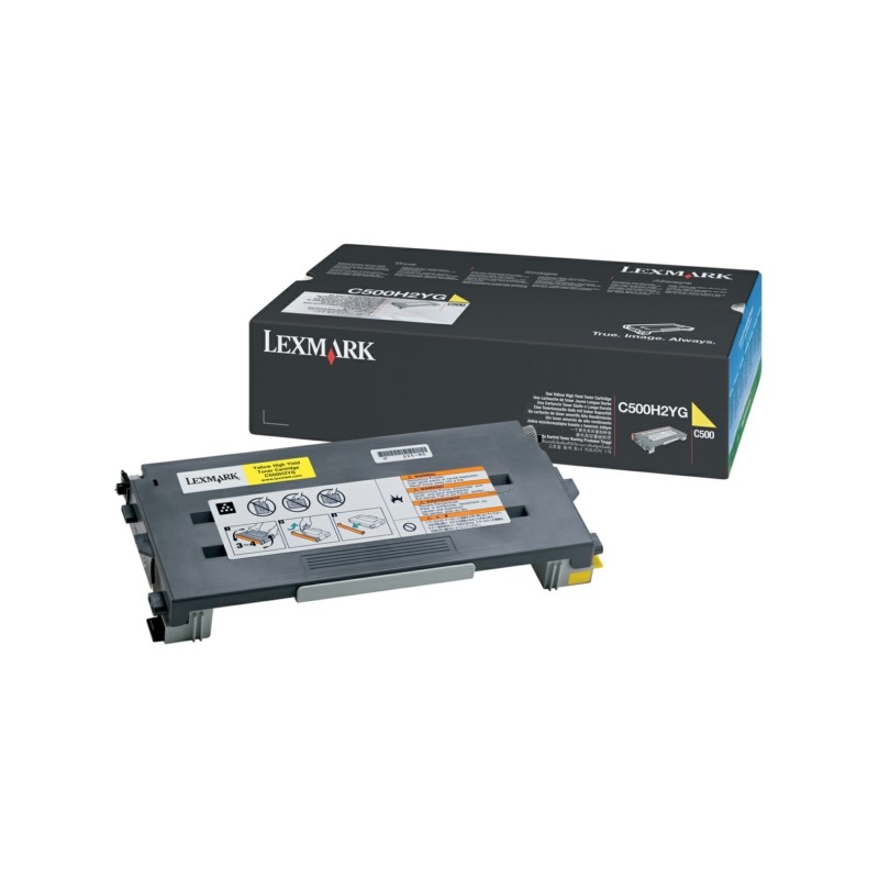 Lexmark Original Toner yellow (C500H2YG)