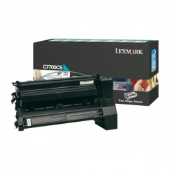 Lexmark Original Toner cartridge cyan return program (C7700CS)