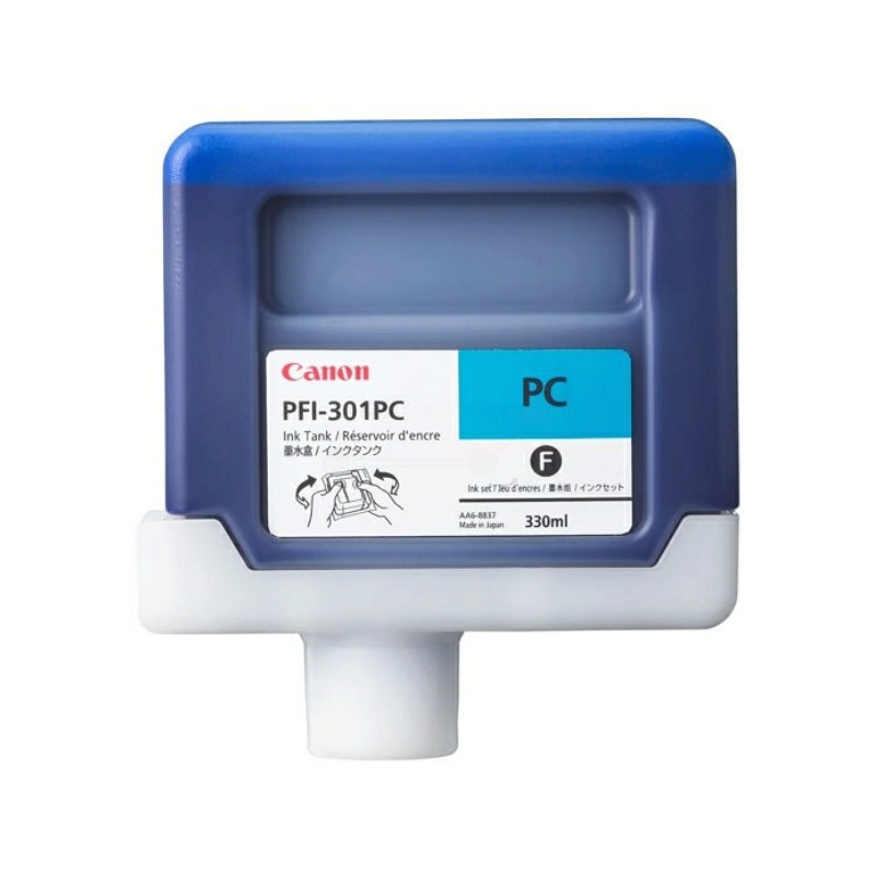 Canon  (PFI-301 PC) Original Ink cartridge bright cyan (1490B001)