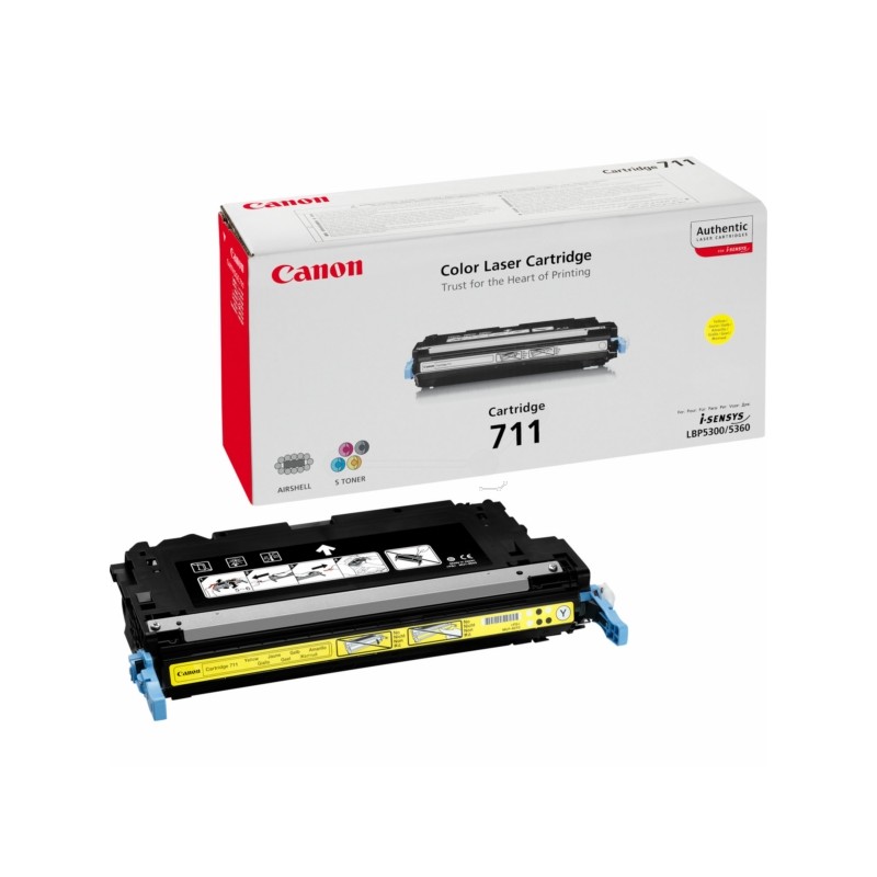 Canon  (711Y) Original Toner cartridge yellow (1657B002)