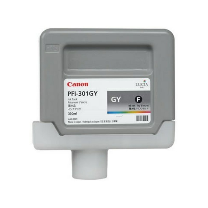 Canon  (PFI-301 GY) Original Ink cartridge gray (1495B001)