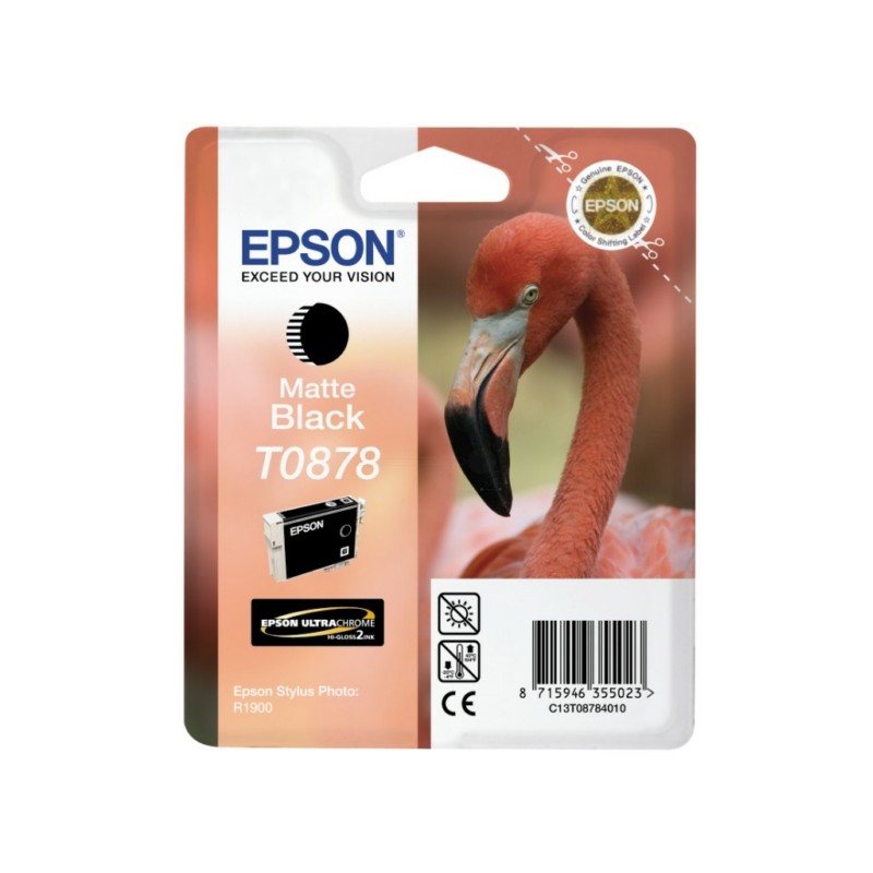 Epson  (T0878) Original Ink cartridge black matt (C13T08784010)