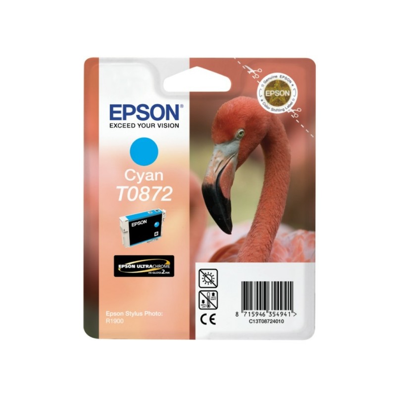 Epson  (T0872) Original Ink cartridge cyan (C13T08724010)