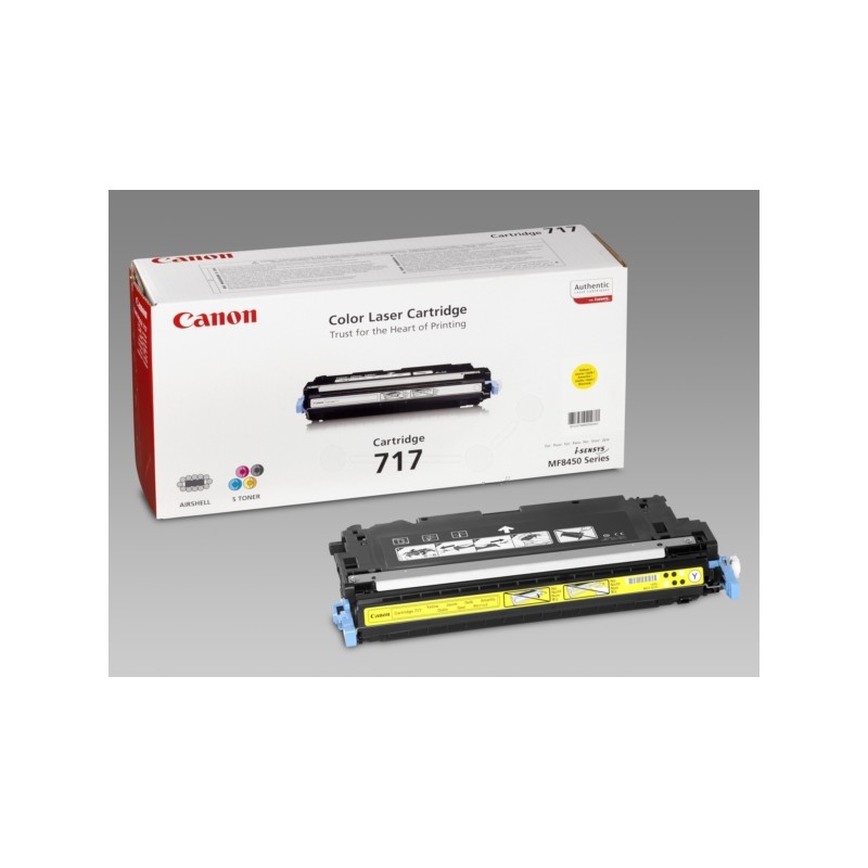 Canon  (717Y) Original Toner cartridge yellow (2575B002)