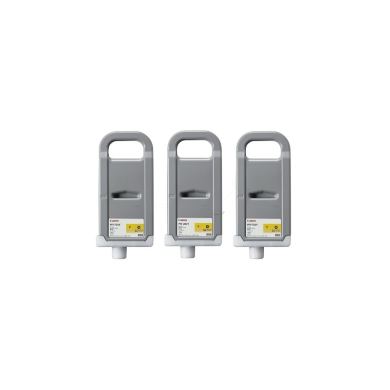 Canon  (PFI-703 Y) Original Ink cartridge yellow multi pack (2966B003)