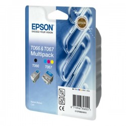 Epson  (T066+T067) Original Ink cartridge black + color (C13T06624010)