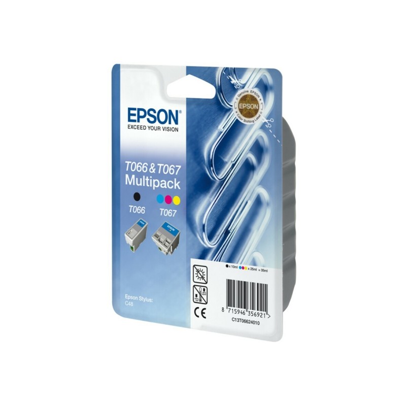 Epson  (T066+T067) Original Ink cartridge black + color (C13T06624010)