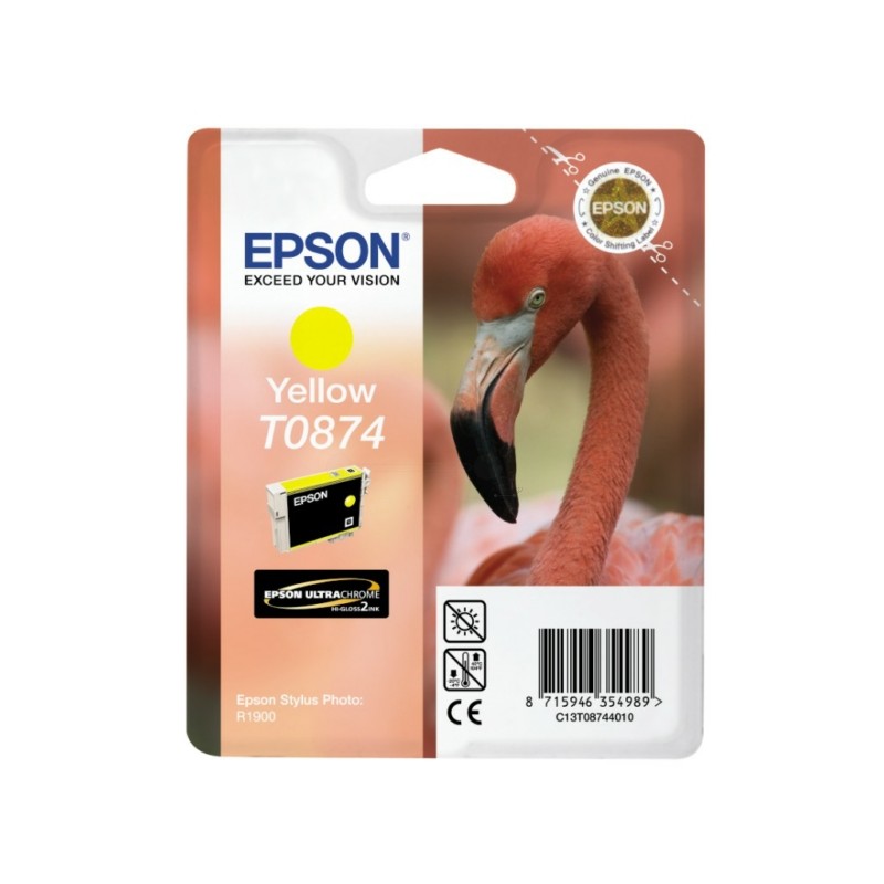 Epson  (T0874) Original Ink cartridge yellow (C13T08744010)