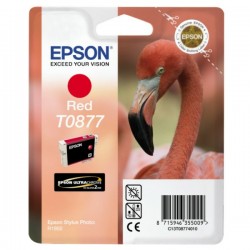Epson  (T0877) Original Ink cartridge red (C13T08774010)