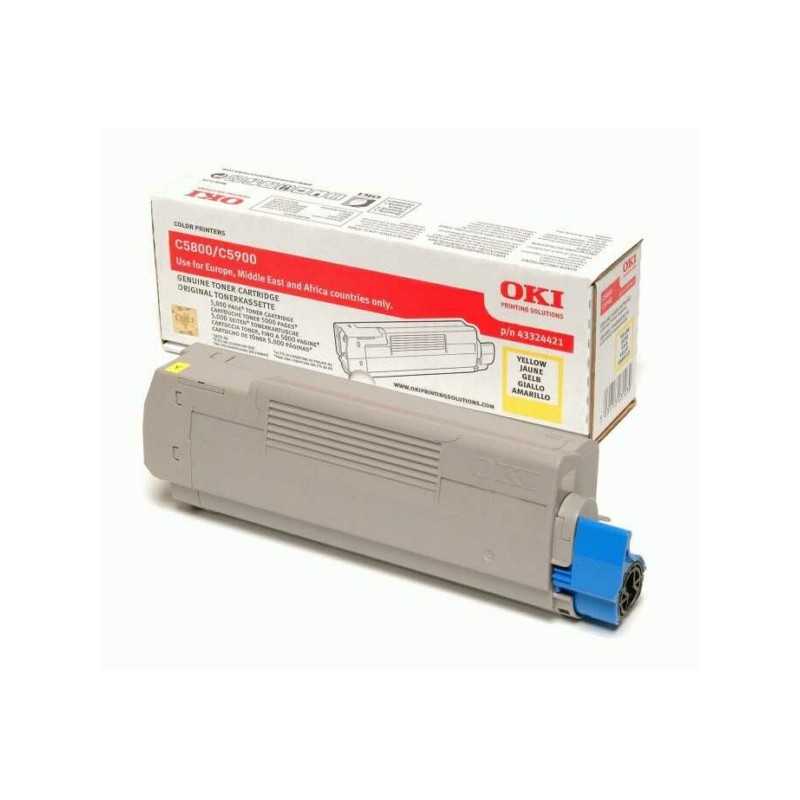 OKI Original Toner yellow (43324421)