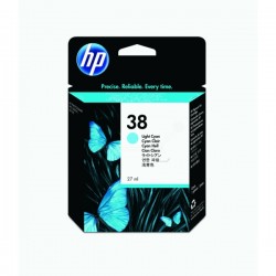 HP  (38) Original Ink cartridge bright cyan (C9418A)