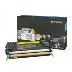 Lexmark Original Toner-kit yellow (C736H2YG)