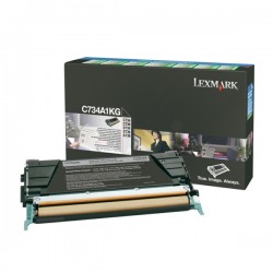Lexmark Original Toner-kit black return program (C734A1KG)