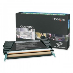 Lexmark Original Toner-kit black return program (C736H1KG)
